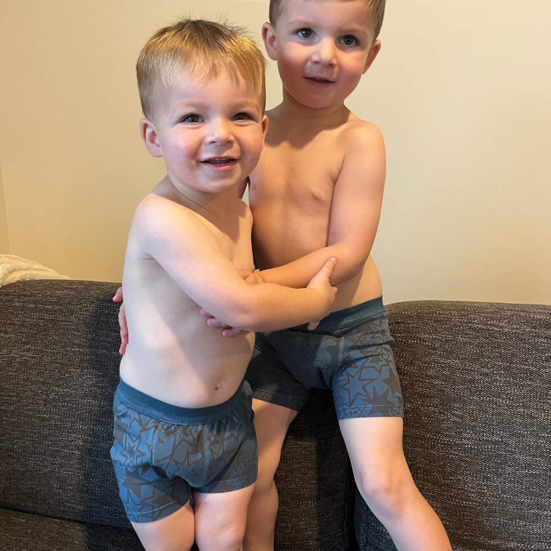 Children wearing Snazzi Pants Nights Trainers - Rock Star