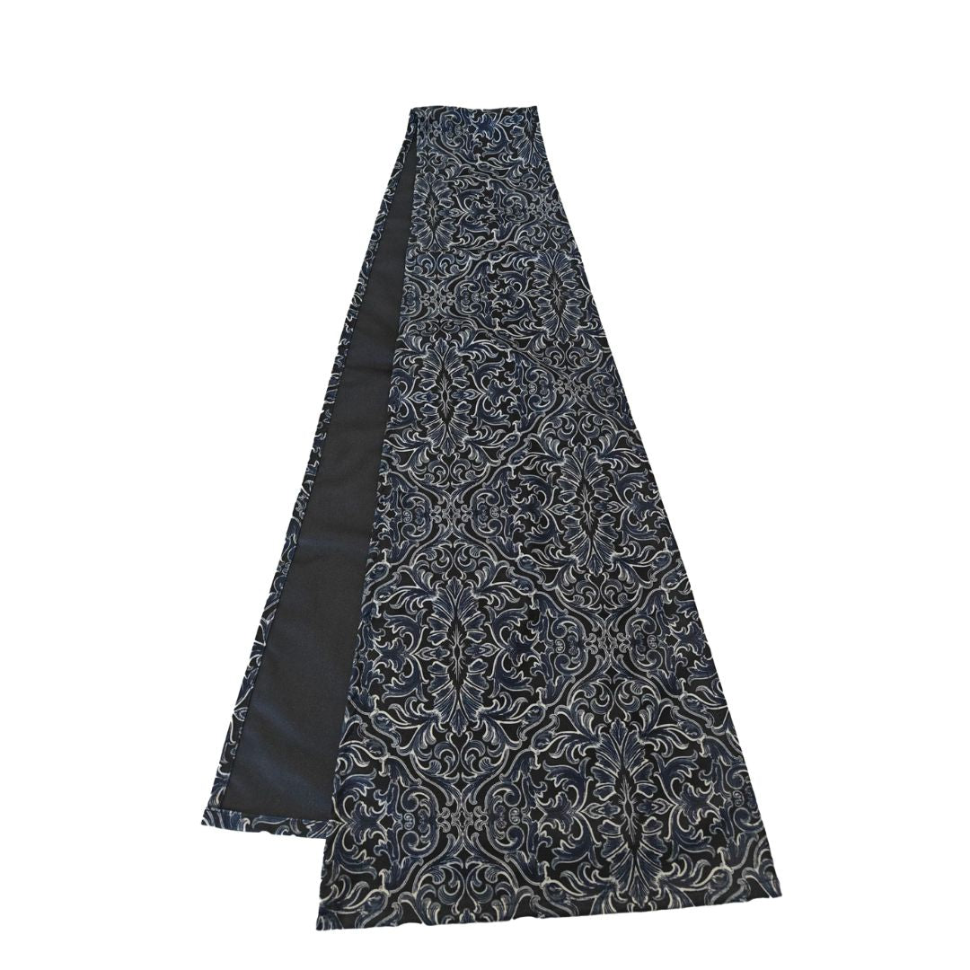 Dining Scarf - Midnight Damask