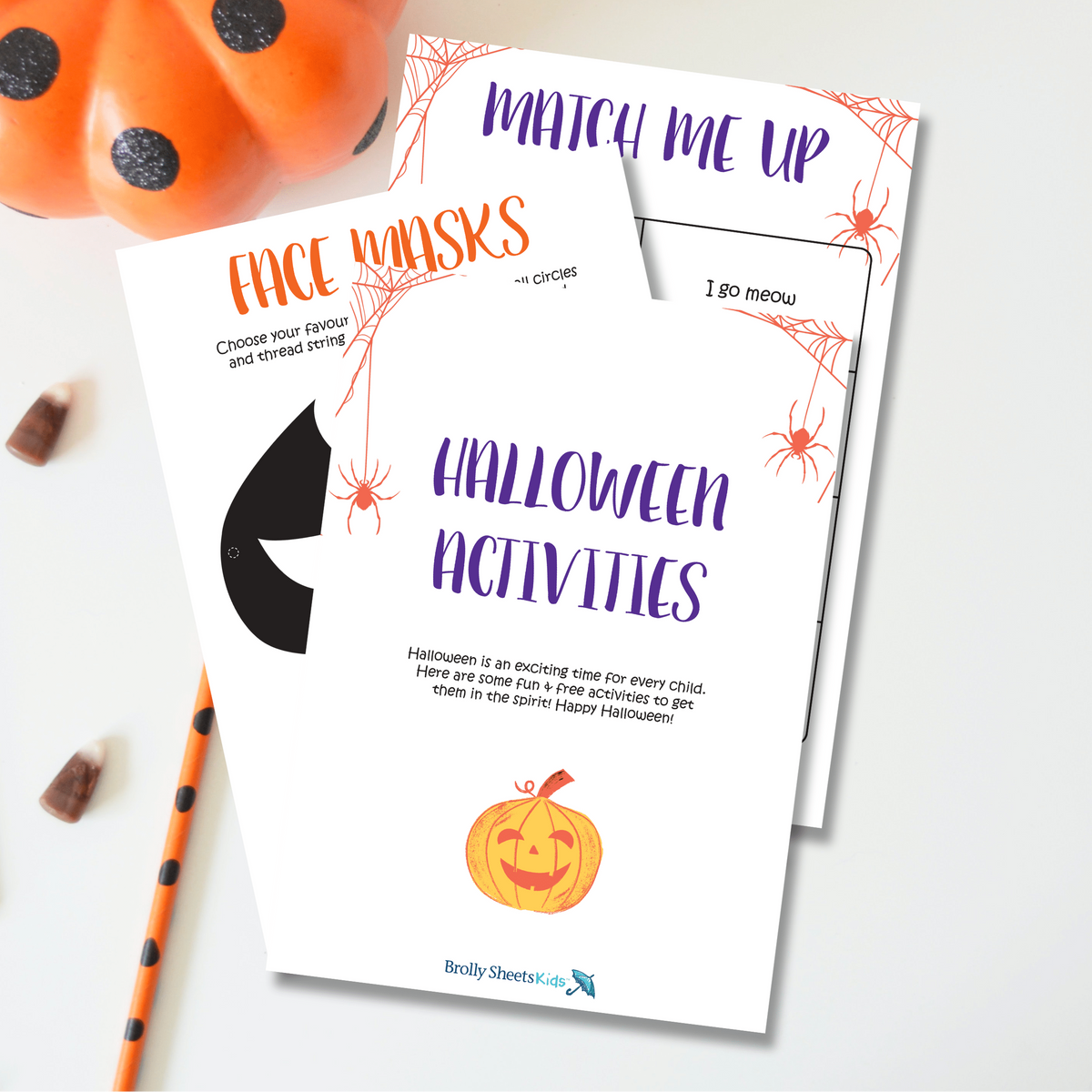 Halloween Activities - Brolly Sheets AU