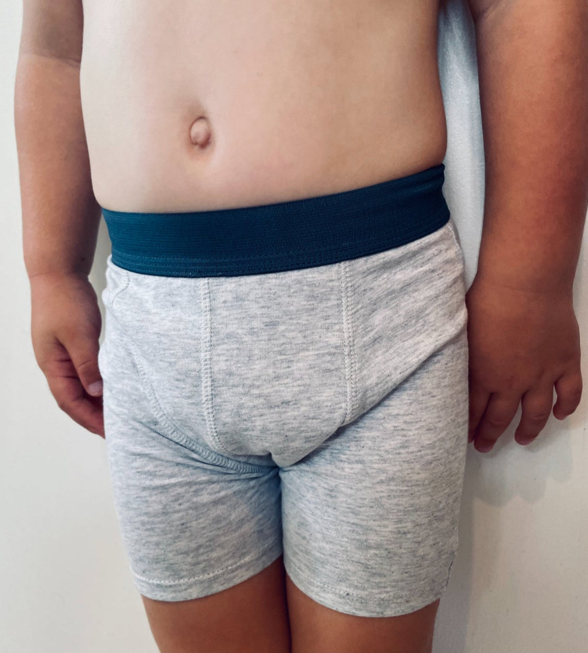 Child wearing Snazzi Pants Night Trainers - Cloudy