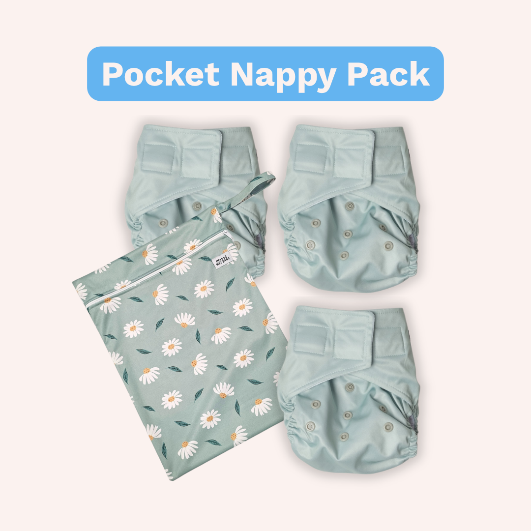 Snazzi Pants Pocket Nappy trial pack — fast-drying waterproof cloth nappy