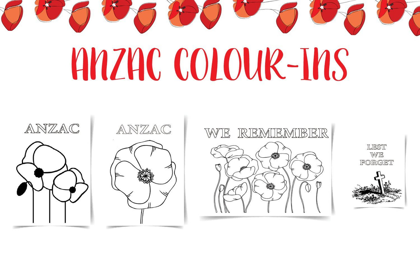 ANZAC Day Activities - Brolly Sheets AU