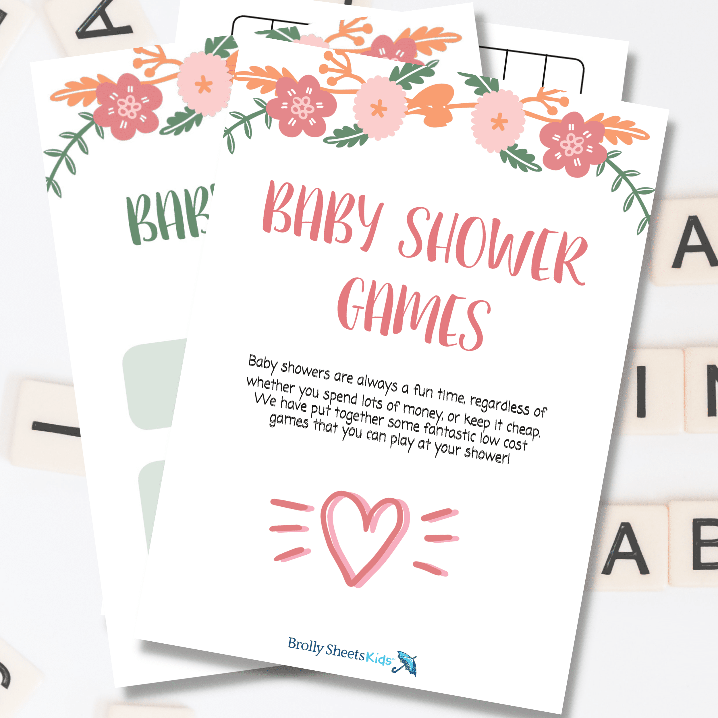 Baby Shower Games - Brolly Sheets AU