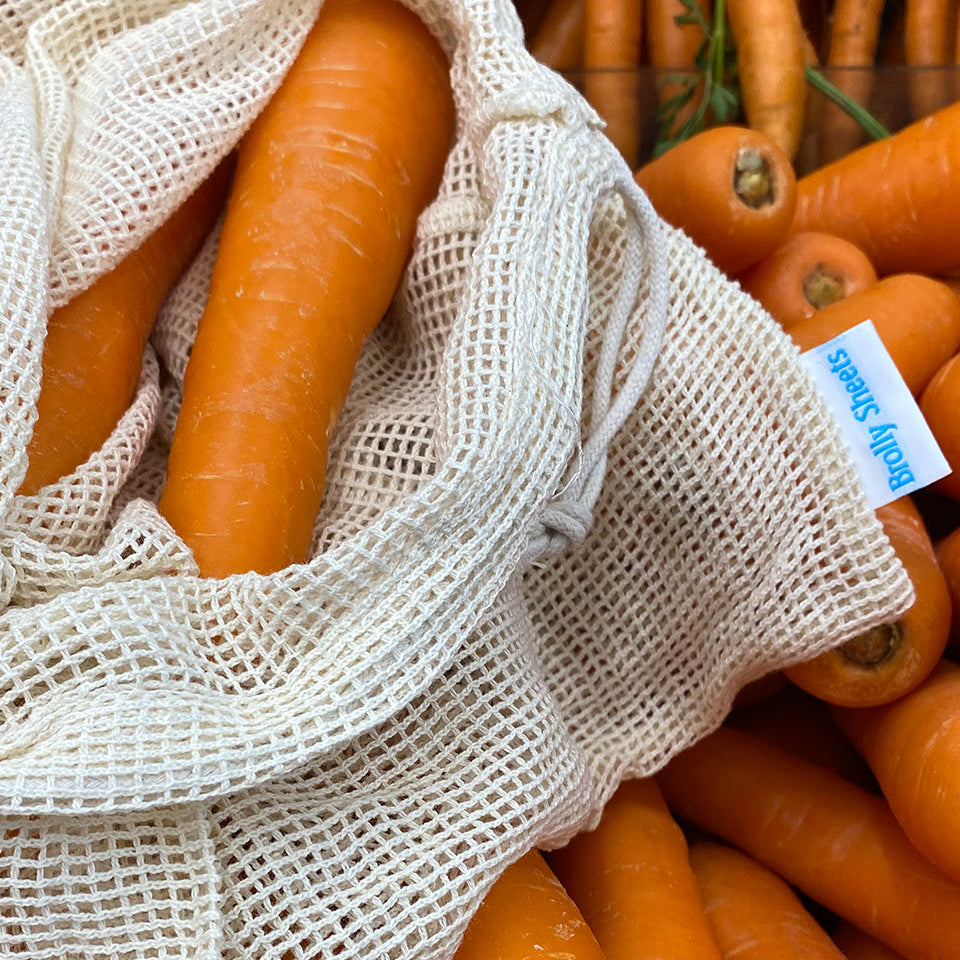 Cotton Produce Bags - 3 Pack - Brolly Sheets AU