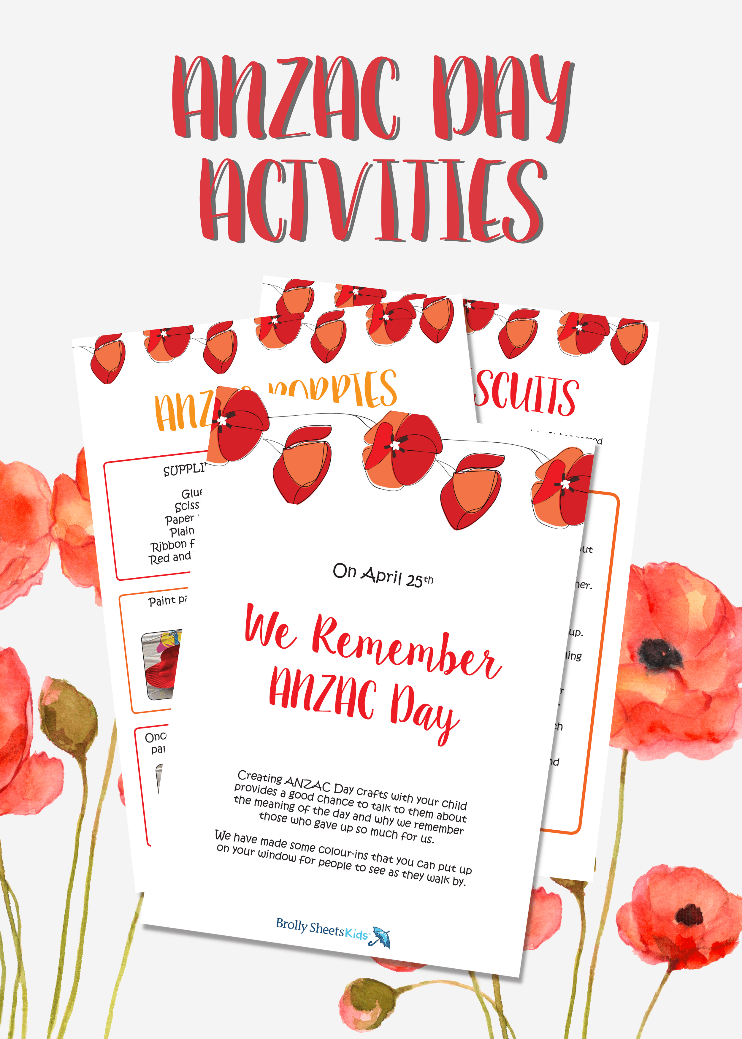 ANZAC Day Activities - Brolly Sheets AU