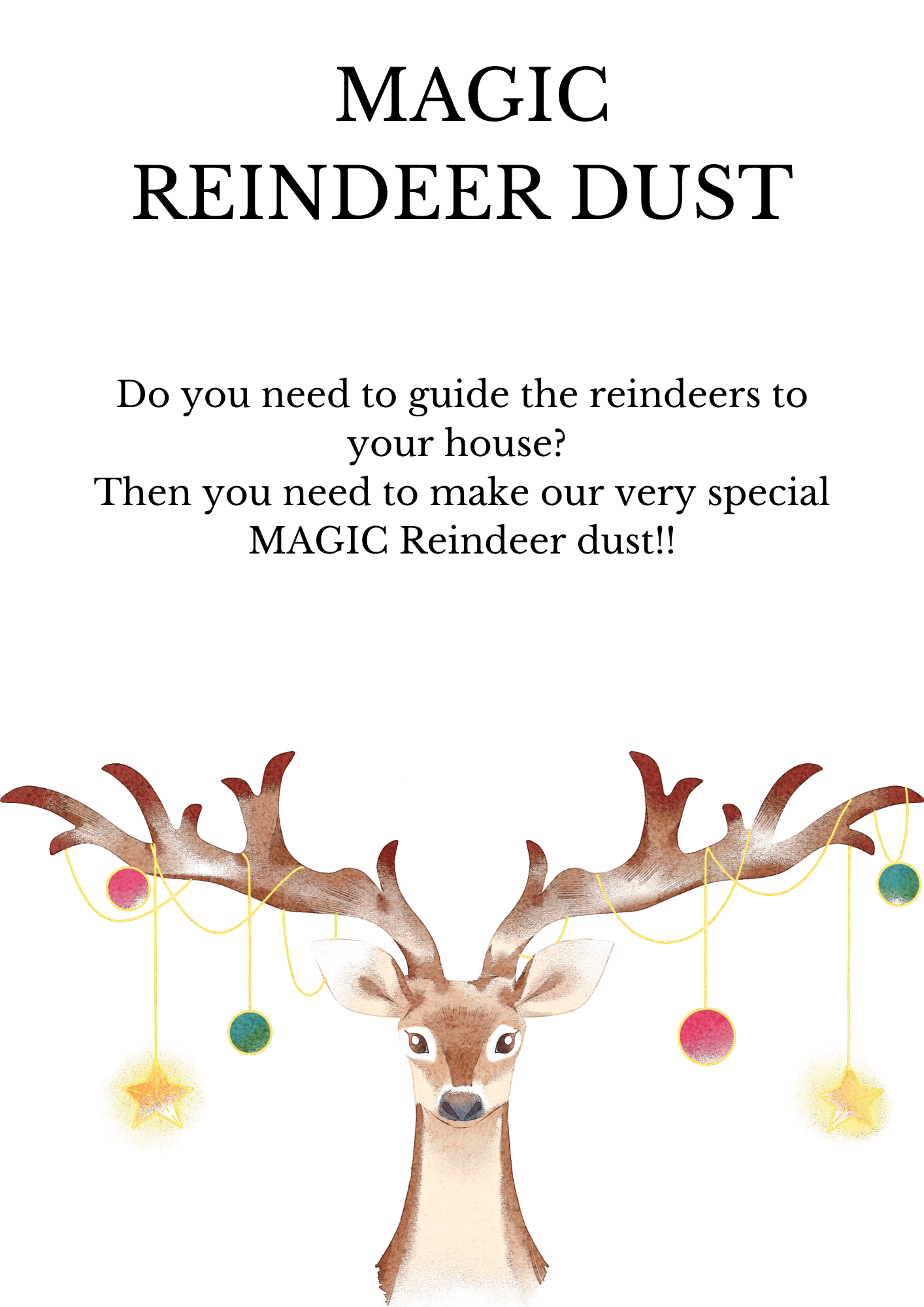 A page from our Christmas Activities Printable