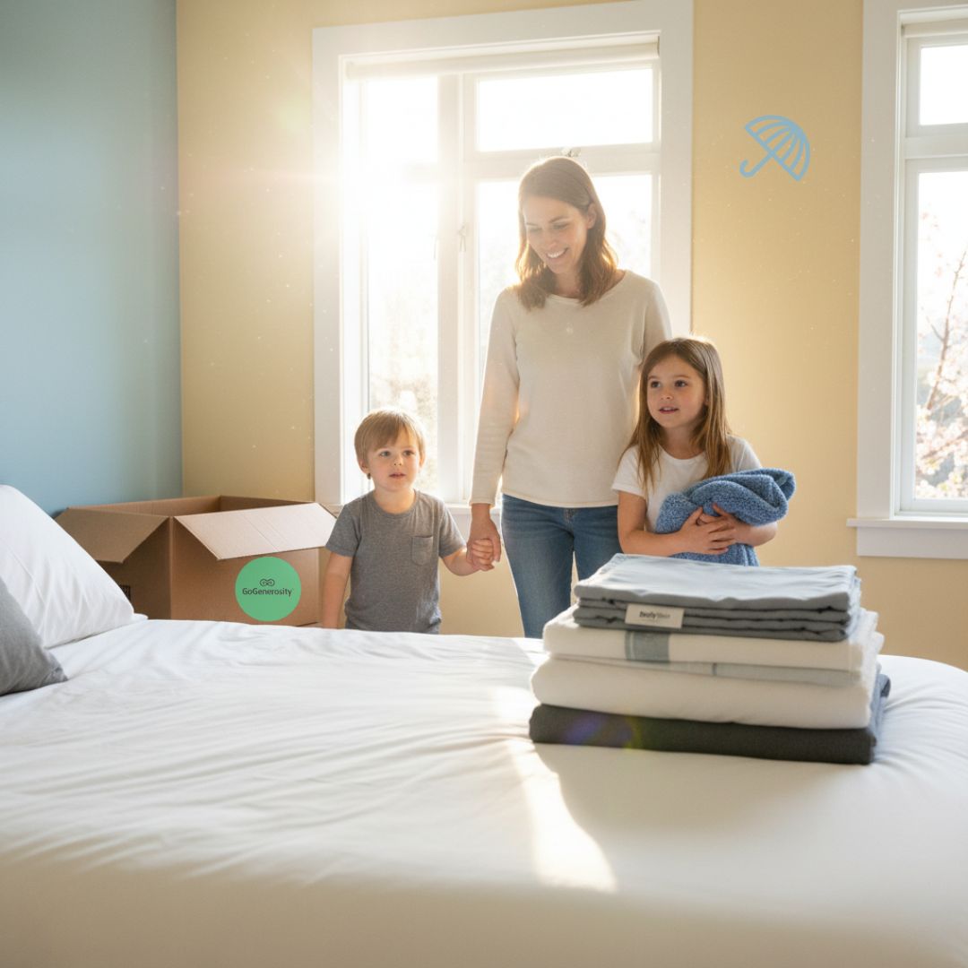 Giving Back – supporting RizeUp to support families leaving violence