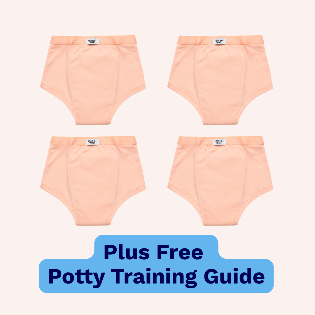 Snazzi Pants Nights Trainers 4 Pack - Peachy