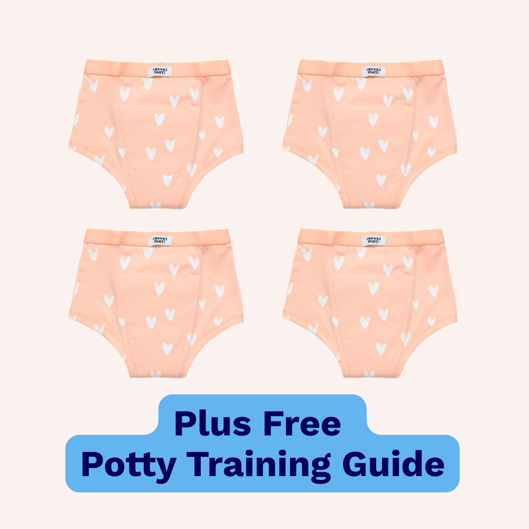 Snazzi Pants Nights Trainers 4 Pack - Sweet Hearts