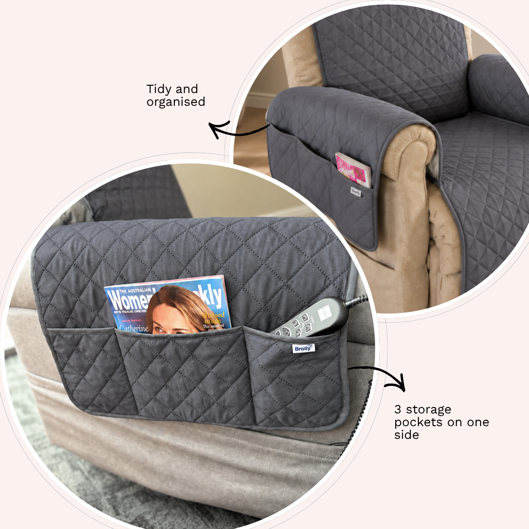 Recliner Protector with Arms