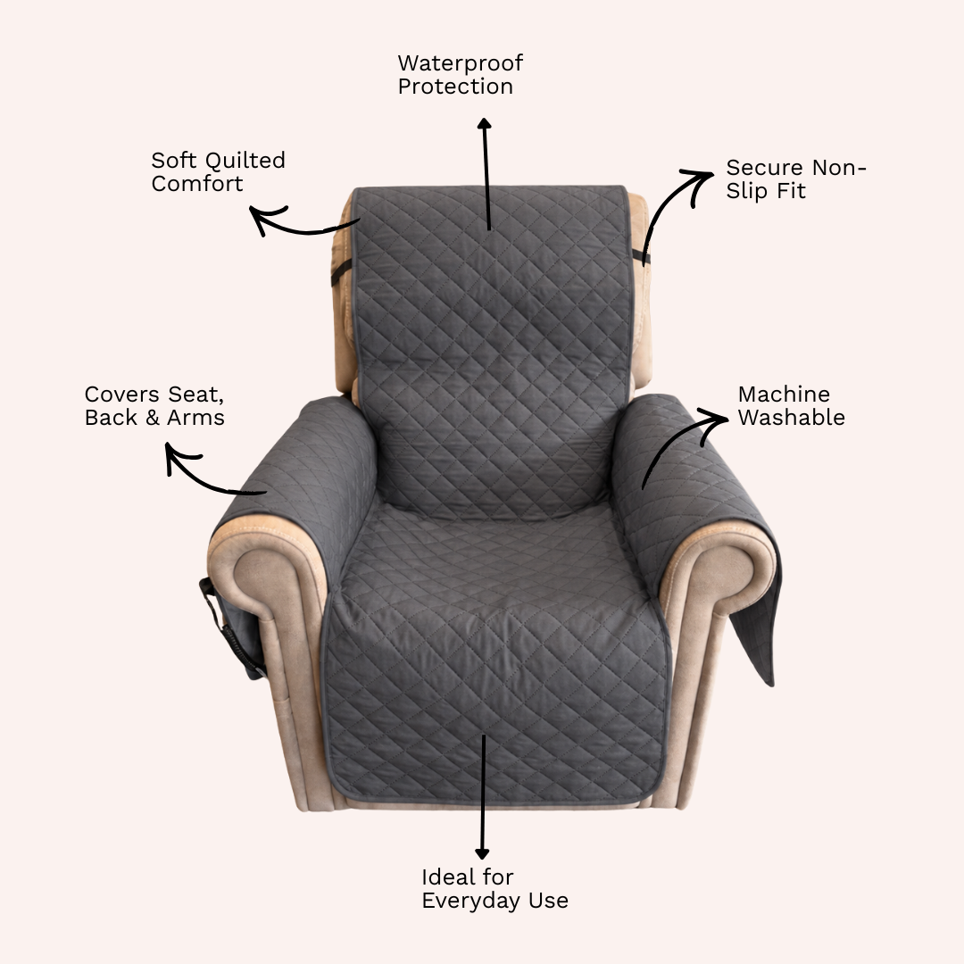 Recliner Protector with Arms