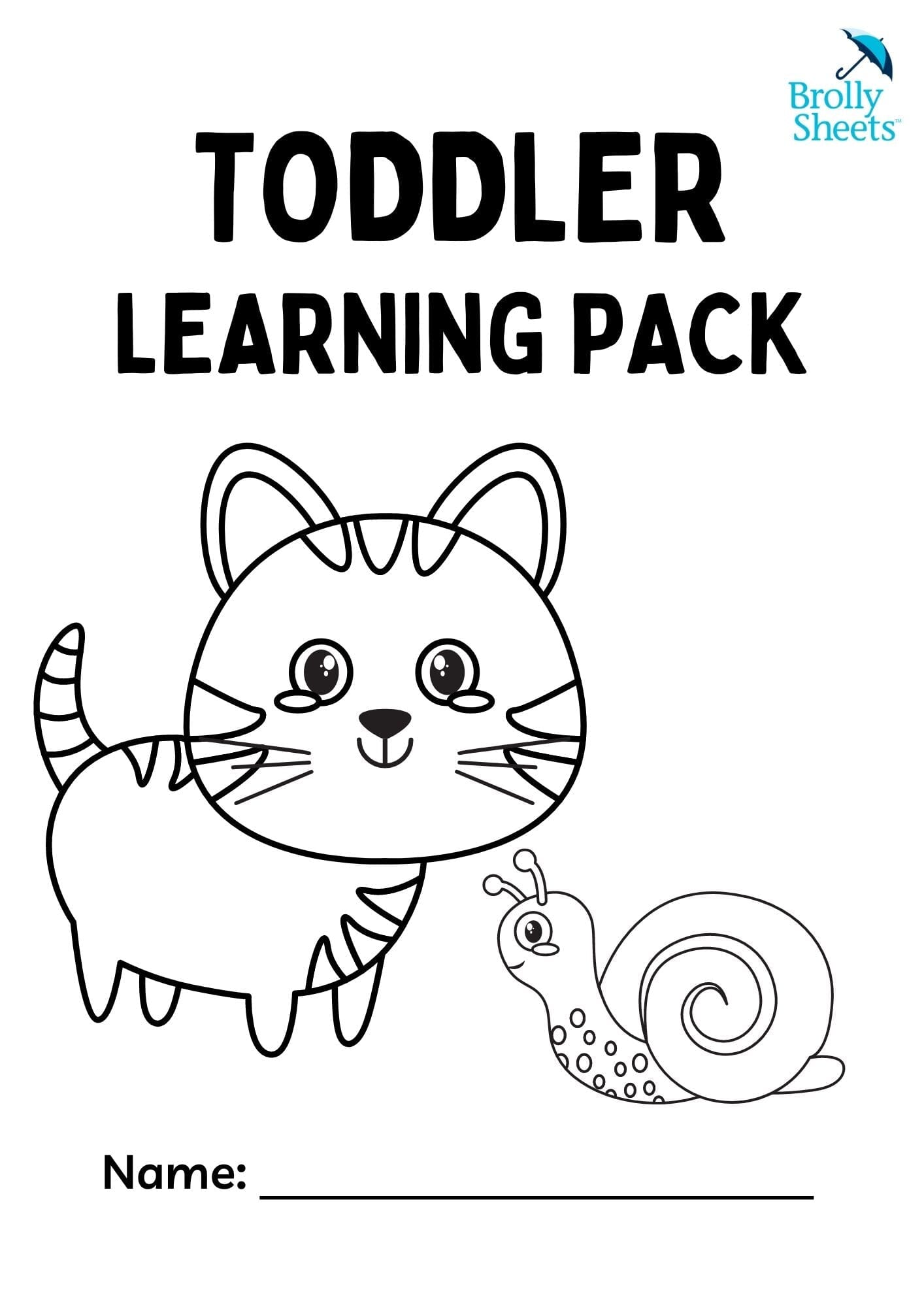 Toddler Activity Pack - Brolly Sheets AU