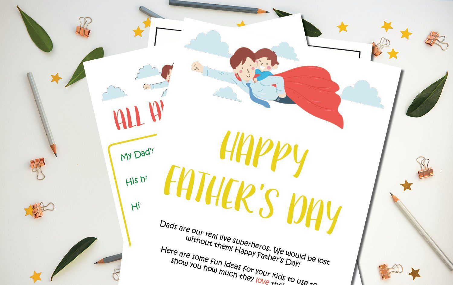 Father's Day Activities - Brolly Sheets AU